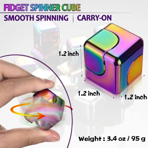 Miniatura 2 de 2 juguetes giratorios para adultos, cesta de Pascua para adolescentes, juguetes de escritorio de metal EDC geniales, juguetes de oficina, juguete