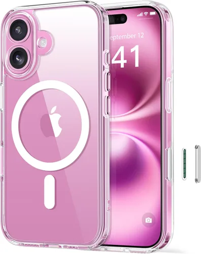 Miniatura 23 de GolbinBox Funda magnética para iPhone 15 Pro, compatible con MagSafe, protección completa de la cámara, protector de pantalla de privacidad