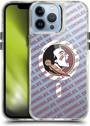 Miniatura 135 de Head Case Designs Funda de gel suave FSU Seminoles de la Universidad Estatal de Florida con licencia oficial compatible con Apple iPhone 13 Pro Max