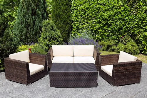 Miniatura 6 de Kit de reparación para mesa y silla de mimbre, ratán PE para muebles de patio al aire libre, mimbre para todo tipo de clima para reparación de Café