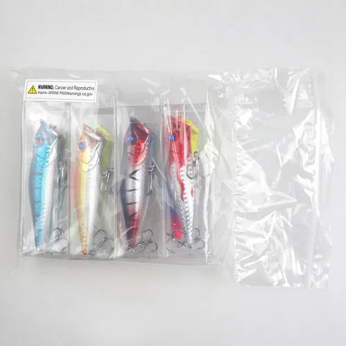 Miniatura 6 de 8PCS Fishing Lures Popper Lures Shadllow Deep Diving Swimbait Crankbait Fish Wobble Hard Fishing Baits for Bass Trout Freshwater and Saltwater Fish