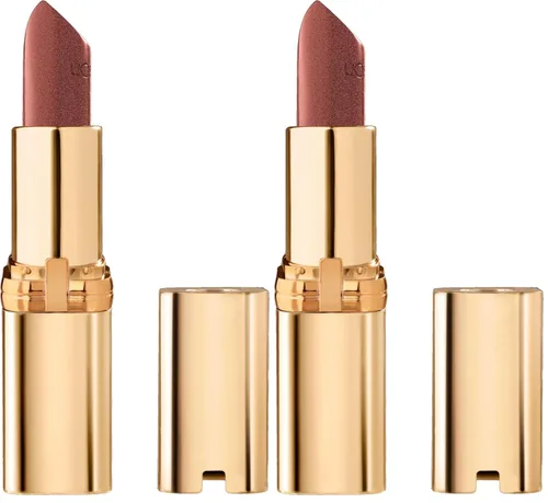 Miniatura 15 de L'Oreal Paris Colour Riche - Lápiz labial cremoso e hidratante satinado con aceite de argán y vitamina E, Berry Parisienne, 1 unidad