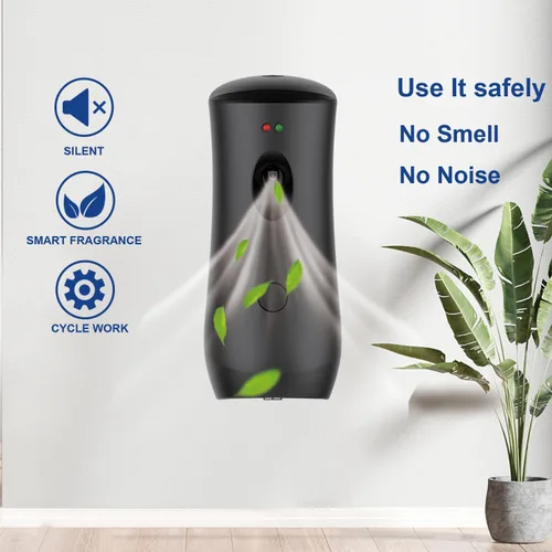 Miniatura 5 de Dispensador de ambientador automático en aerosol (paquete de 2), máquinas ajustables de aromaterapia independientes o montadas en la pared