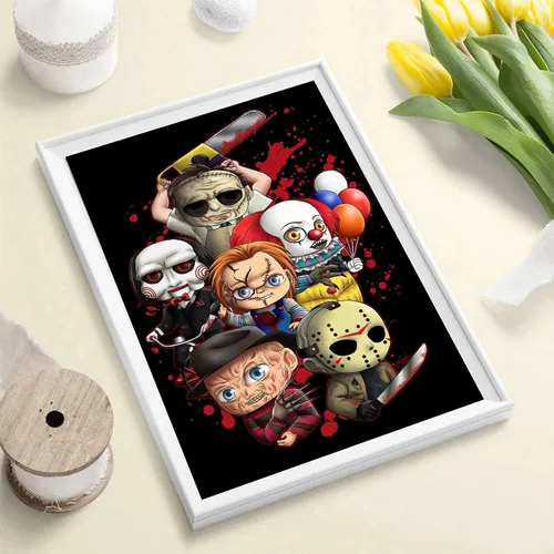 Miniatura 3 de CAMOYAI Kits de pintura de diamantes de Halloween, arte de diamantes 5D para adultos y niños, accesorios de arte de gemas, kit de taladro completo