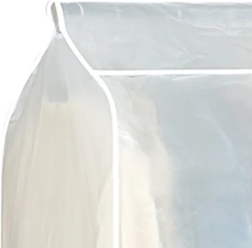 Miniatura 8 de TOPINCN 47.2x39.4x19.7 in Clear Garment Rack Cover Cover Super Grande Transparente 3D Cremallera Ropa Cubierta de Polvo Armario Bolsa