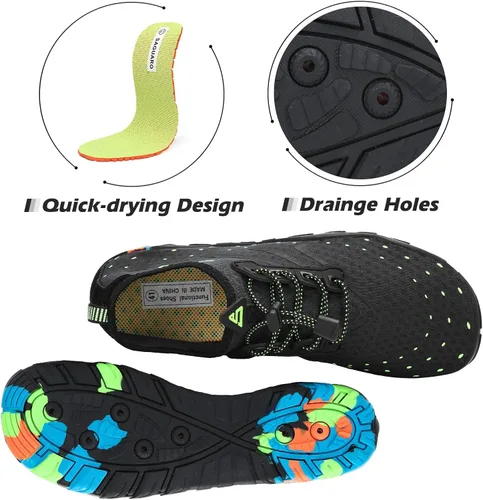 Miniatura 5 de Mishansha - Zapatos de agua para hombres y mujeres, secado rápido, para natación, buceo, surf, deportes acuáticos, piscina, playa, senderismo, yoga.