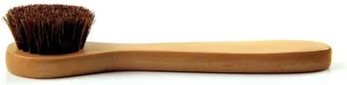 Miniatura 2 de Cepillo de limpieza facial, mango de madera, cerdas naturales suaves de crin de caballo, cepillo limpiador facial, paquete de 2 cepillos exfoliantes
