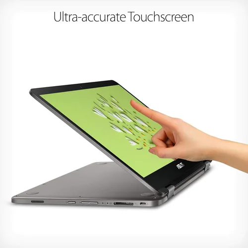 Miniatura 2 de ASUS VivoBook Flip 14 - Portátil 2 en 1 delgado y ligero, pantalla táctil HD de 14 pulgadas, procesador Intel Celeron N4020, memoria DDR4 de 4 GB