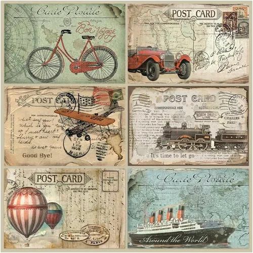 Miniatura 6 de Stamperia Papel para álbumes de recortes, multicolor, paquete de 10