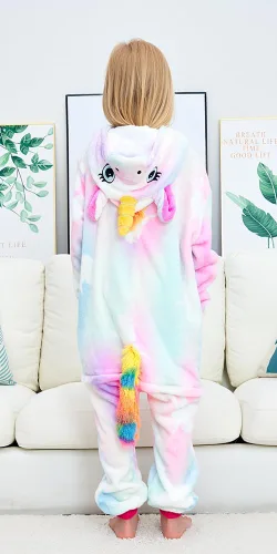 Miniatura 8 de Pijama unisex de unicornio para niños, disfraz de Halloween