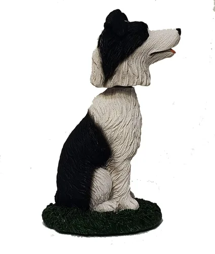 Miniatura 3 de Animal Den Border Collie - Figura de perro Bobblehead para regalo para tablero de instrumentos de automóvil