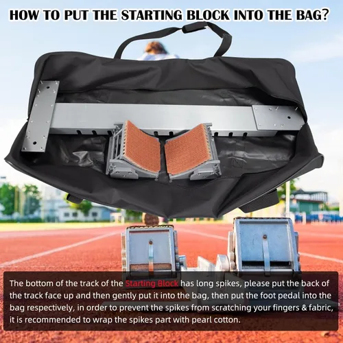 Miniatura 25 de Bolsa de viaje para gimnasio con cremalleras duraderas de 2 vías, impermeable, tela Oxford fuerte, Negro -, 31.5 pulgadas para bloques de arranque