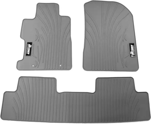 Miniatura 9 de IKON MOTORSPORTS, Alfombrillas compatibles con Honda Civic Coupé y Sedán 2006-2011, látex para todo tipo de clima, fácil de limpiar, juego completo