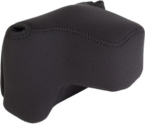 Miniatura 15 de OP/TECH USA Soft Pouch – Funda compacta para cámara digital, bolsa de accesorios ligera, funda de neopreno elegante para DSLR, perfecta para Negro