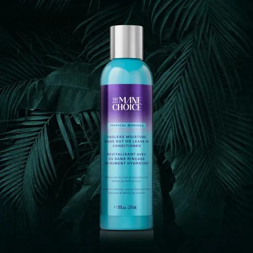 Miniatura 3 de The Mane Choice Tropical Moringa Sweet Oil & Honey Endless Moisture - Acondicionador para enjuagar o sin enjuague, desenreda, suaviza y nutre