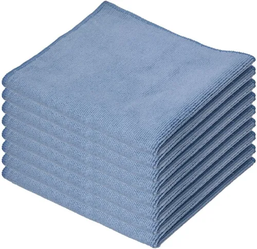 Miniatura 9 de Superio Paño de limpieza de microfibra azul para automóvil, casa, baño, paño milagroso de 16 x 16 pulgadas, sin rayas ni pelusas, sin detergente
