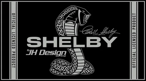 Miniatura 5 de JH DESIGN GROUP Ford Shelby Cobra - Sudadera con capucha con cremallera y emblemas delanteros y traseros