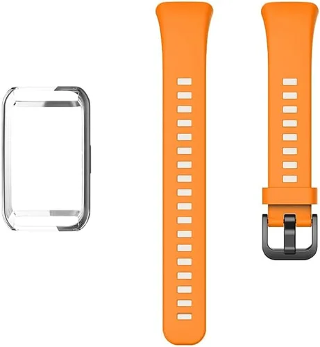 Miniatura 19 de Senter Funda de TPU suave premium Correas de repuesto de goma para Huawei Band 6/Honor Band 6 Smart Watch Verde ejército