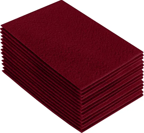 Miniatura 70 de FabricLA Hojas de fieltro acrílico para manualidades, cuadrados de fieltro precortados suaves de 4 x 4 pulgadas (3.9 in x 3.9 in), utiliza hojas
