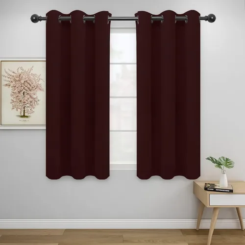 Miniatura 48 de Easy-Going - Cortinas opacas para dormitorio, aislamiento térmico sólido con ojales, cortinas de ventana para reducción de ruido, cortinas