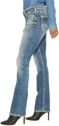 Miniatura 2 de Silver Jeans Co Suki - Jeans ajustados de tiro medio para mujer