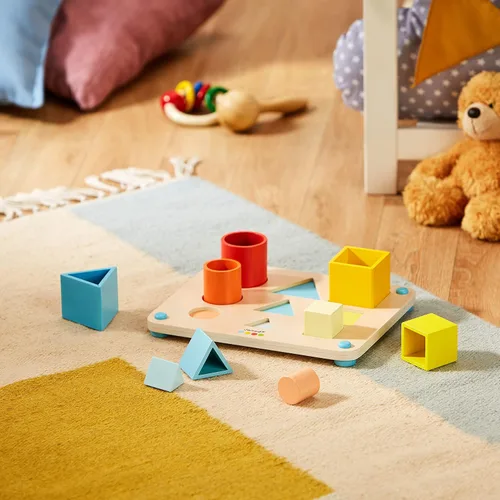 Miniatura 2 de Janod Essential - Juego de rompecabezas de volúmenes de madera - 18+ meses - 5 años - J05062