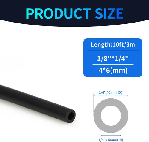 Miniatura 2 de Tubo de látex, tubo de goma natural de 10 pies para deportes de laboratorio en casa, bandas flexibles