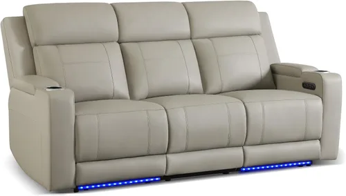 Miniatura 15 de Sofá biplaza reclinable eléctrico con consola, sofá biplaza reclinable de doble motor con reposacabezas eléctrico/carga inalámbrica/luz