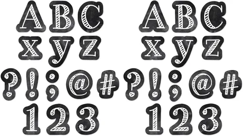 Miniatura 11 de CTP Café (Core Décor) Letras perforadas para el aula - Suministros esenciales para la escuela en casa - Los mejores suministros de regreso a clases