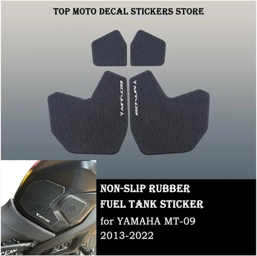 Miniatura 2 de Junta de depósito de combustible 2020 para motocicleta antideslizante lateral adhesivo de goma impermeable para Ya&maha FZ09 FZ 09 MT 09 MT09 MT09