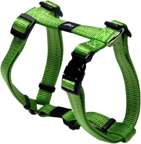 Miniatura 12 de Arnés reflectante ajustable para perros pequeños a medianos; collar y correa a juego disponibles, negro