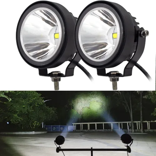 Miniatura 7 de Luces antiniebla LED redondas para conducción todoterreno, 2 unidades, 4 pulgadas, superbrillantes, luces auxiliares de trabajo, luces de zanja