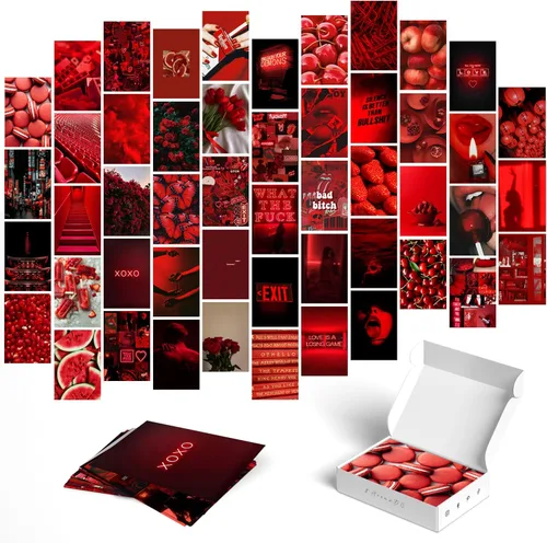 Miniatura 41 de Y2K BOO Kit de Collage de Pared Dark Academia - 50 Fotos Clásicas y Misteriosas de 4"x6" para Decoración de Dormitorio, Regalo para Chicas
