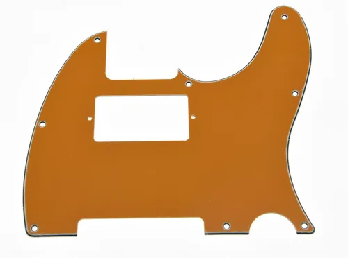 Miniatura 31 de KAISH - Carcasa de 8 agujeros para guitarra Tele Humbucker, golpeador blanco de 3 capas para Telecaster de EE. UU./México