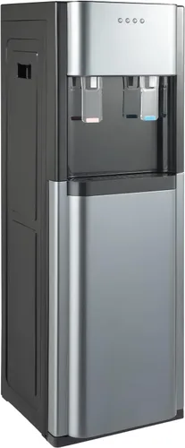 Dispensador de agua de carga inferior, dispensador de agua de acero inoxidable de 5 galones, 3 ajustes de temperatura, agua caliente, fría y de