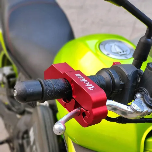 Miniatura 6 de Xboken - Cerradura de motocicleta antirrobo, resistente, cerraduras de seguridad ajustables para manillar del acelerador y freno, cerraduras