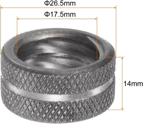 Miniatura 2 de HARFINGTON Tuerca de llave de tubería de 10 pulgadas de repuesto para llave de fontanería de acero al carbono para llave ajustable de 10 pulgadas