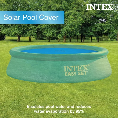 Miniatura 4 de Intex Cubierta solar para piscinas de 9.5 pies de diámetro de fácil colocación y estructura