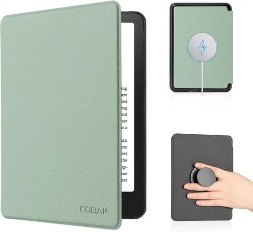 Miniatura 24 de CoBak Funda para Todos los Kindle Nuevos de 6 Pulgadas 2024 y 2022 (11ª Generación) - Cubierta Inteligente de Cuero PU, Suspensión y Activación