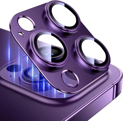 Miniatura 11 de Esanik - Actualización de 2 paquetes para iPhone 17 Pro Max, protector de lente de cámara, cubierta de pantalla de cámara de vidrio templado