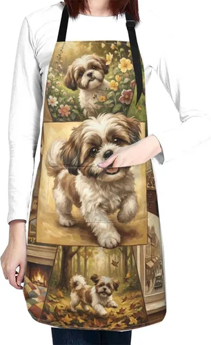 Miniatura 13 de Delantal impermeable de mandalas encantador delantal de cocina delantal ajustable unisex