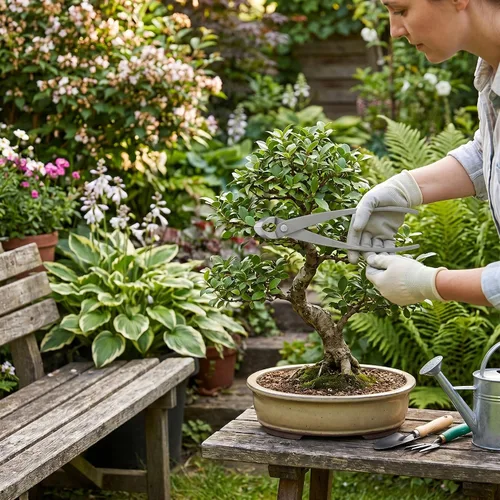 Miniatura 5 de MAVIS LAVEN Cortador de ramas 8 pulgadas Cortador cóncavo Herramientas Bonsai Herramientas de acero al carbono Jardinería Tijeras Herramientas