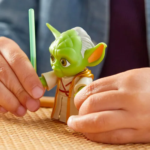 Miniatura 5 de Star Wars: Young Jedi Adventures Yoda Figura de acción, juguetes de 3 pulgadas de alto, juguetes preescolares para niños y niñas de 3 años