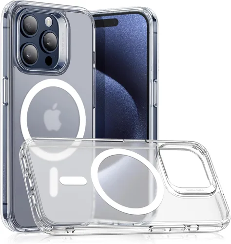 Miniatura 43 de ESR Funda para iPhone 15, compatible con MagSafe, protección de grado militar, resistente al amarillamiento, parte trasera resistente a