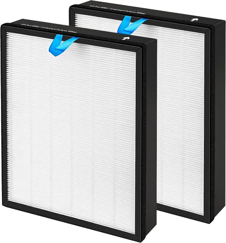 Paquete de 2 filtros de repuesto Vital 200S compatibles con LEVOIT Vital 200S Air Pur-ifier H13 de grado True HEPA, filtro de carbón activado de