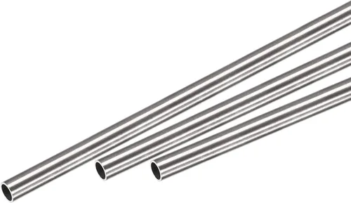 Miniatura 49 de uxcell Tubo redondo de acero inoxidable 304 0.236 in OD 0.020 in espesor de pared 11.811 in longitud 3 piezas