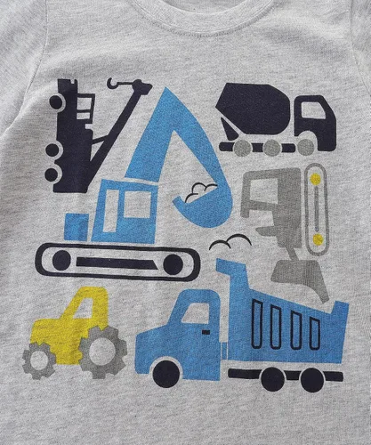 Miniatura 13 de Conjunto de camiseta de manga corta y pantalón corto de algodón para niño pequeño