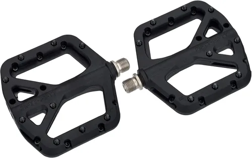 Miniatura 7 de FIFTY-FIFTY Pedales de bicicleta de montaña, compuesto de nailon MTB antideslizante, pedales de bicicleta de 9/16 pulgadas, plataforma plana ligera