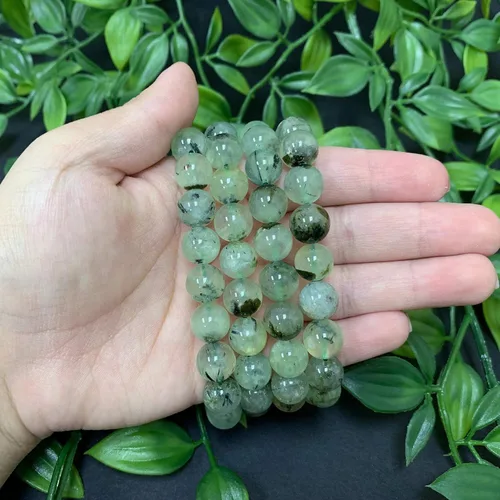 Miniatura 481 de Gem Avenue Handmade Round Bead Stretch Bracelet Unisex Natural Stone Beaded Jewelry for Men & Women, Elastic Wristband for Daily Wear