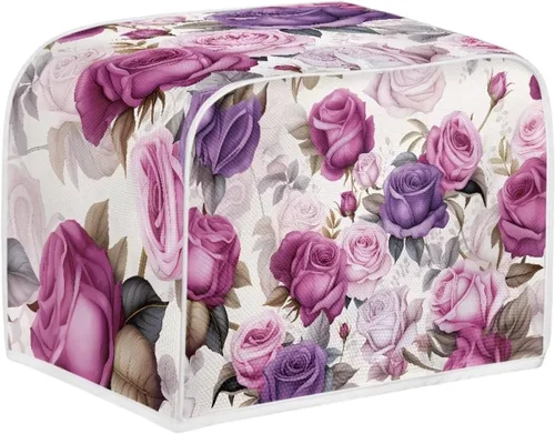 Miniatura 13 de Dolyues Beach Toaster Cover 2 Slice Universal Size Microwave Oven Dustproof Cover Women Gift Small Bread Cover with Portable Handle